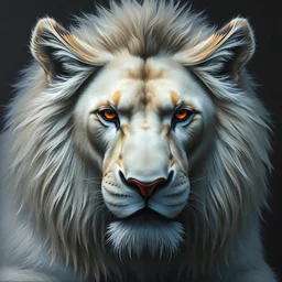 aesthetic portrait commission of a of a muscular male fully furry anthro albino lion cybernetic, highly detailed oil painting, impasto brush strokes, soft light, 8 k, cyberpunk colour palette, dramatic composition, dramatic lighting, sharp focus, masterpiece, by adrian ghenie and jenny saville and zhang jingna