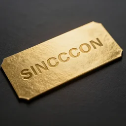 golden ticket, photorealistic, dark background, close angle