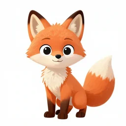 cute fox by don bluth, 8k character illustration, detailed