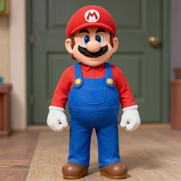 walter white dressed up as mario