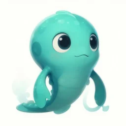 character concept portrait, turquoise sea creature, adorable digital painting, concept art, smooth, sharp focus, illustration, artgerm