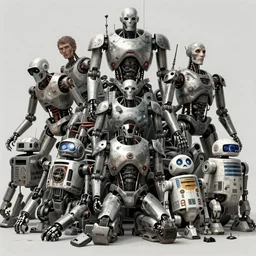 a pile of dead cyborgs, robots and droids, horror art by beksinski and szukalski and giger and and pyromallis and dzo and iris compiet and seb mckinnon and, technical drawing, blueprint, highly detailed, intricate, sharp focus, trending on artstation hq, deviantart, unreal engine 5, 4 k uhd image