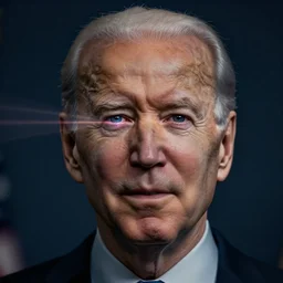 Laser Beam Eyes Joe Biden