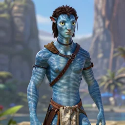 Elijah Wood in Avatar: the last airbender, designed by Bryan Konietzko