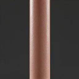 a straight vertical tube with the texture of human skin, highly realistic, hyper-real, 4k, Octane render