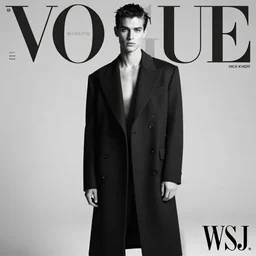 mens fashion styled by nick knight, stylistic, black and white, vogue, wsj, posing, style, vogue magazine, highly realistic. high resolution. highly detailed. dramatic. 8 k. 4 k.