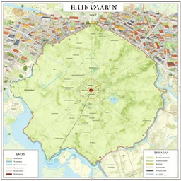 map of lviv for tabletop rpg
