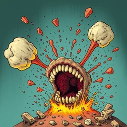 exploding teeth