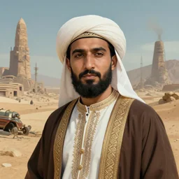highly detailed portrait photo of a qiraji in a scenic dystopian environment, hyperrealistic illustration by william didier - pouget