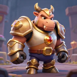 portrait 🐀 with hexa armor, octane render, detailed, brawl stars, unreal engine 5, cinema 4 d cinematic, artstation, greg rutkowski, clash of clan, clash royal