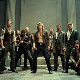 film still of an epic composition