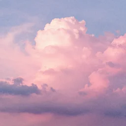 watercolor of cumulonimbus clouds on a pink sunset, dslr photography, 4 k resolution