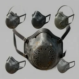 , concept art for dust masks in the year 3 0 0 0
