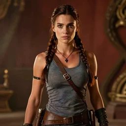 tomb raider starring christian marie serratos as lara croft