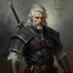 the portrait of blacksmith by roberto ferri, fantasy, witcher, very detailed oil painting, masterpiece, 8 k