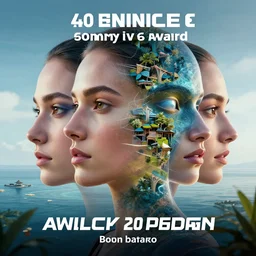 a photo of futuristic bali island in the year 2 0 5 0, perfect faces, 5 0 mm, award winning photography