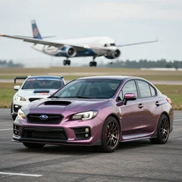 a subaru WRX airplane