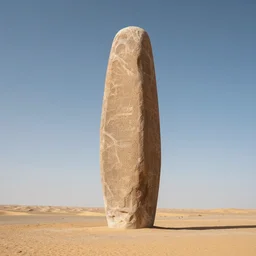 A monolith standing in the desert, megastructure