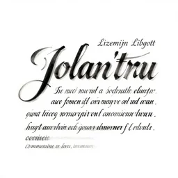 letter for jolan\'tru,romulan,calligraphy,in the style of Lizemijn Libgott,masterpiece,digital art,font