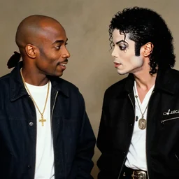 michael jackson and tupac talking ( 1 9 9 7 ), 4 k - n 9