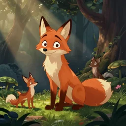 fox by don bluth, marc davis, carl barks, disney cartoon