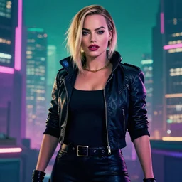 Cyberpunk Margot Robbie