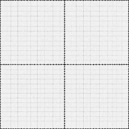 a sparse mathematically generated pattern