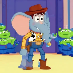 🐘 in toy story