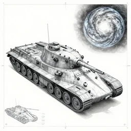a blueprint of a ww 2 german superweapon that can destroy the universe