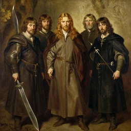 the lord of the rings, painting by gaston bussiere, craig mullins, j. c. leyendecker, edgar degas