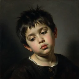 a beautiful dramatic portrait of a 2 5 years old spaced out tripping indian stoner boy, head only, by raphael, by greg rutkowski, by anthony van dyck, by theodore gericault, oil on canvas, flemish baroque art color palette, trending on vsco, trending on artstation, masterpiece, cold lighting, detailed, 8 k