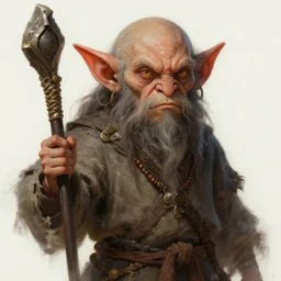 a detailed portrait of a goblin shaman, by victo ngai and justin gerard, digital art, realistic painting, very detailed, fantasy, dnd, trending on artstation