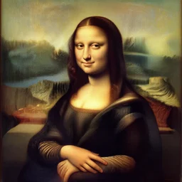 monalisa in the style of Gustave Doré!!!!!!!!!!, Etching, oil on canvas, by Gustave Doré!!!!!!!!!!