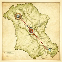 treasure map of the holy grail