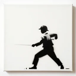 banksy art addict painting on canvas