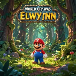 Super Mario on the World of Warcraft Elwynn Forest