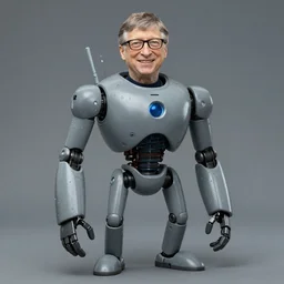 bill gates grey alien robot made by scott cawthon