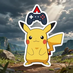 cute miss mascot polagriffe polagriffe beartic pokemon sticker art, cronobreaker, beeple game icon