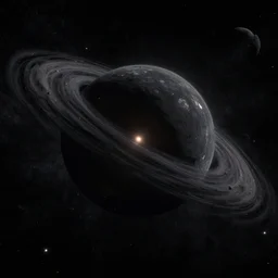 space blackhole illustration, unreal engine,