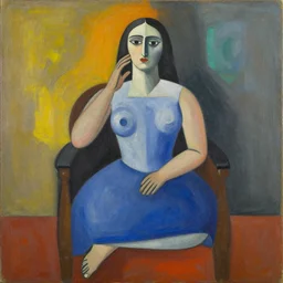 the game of confusing the bot mother. painting by rufino tamayo