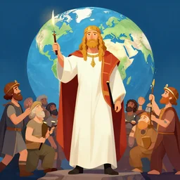 freemason who governs people and the world art illustration by greg rutkowski