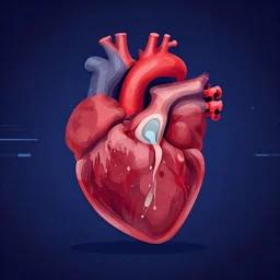 the heart - ache and the thousand natural shocks, vector graphics, cyberpunk