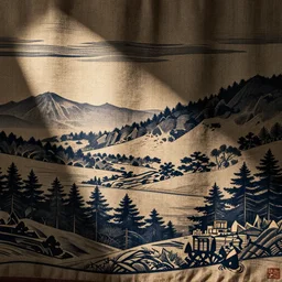 Japanese style tapestry texture