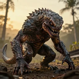 photo of real life tikbalang, creepy!!!, scaly!!!, gritty!!!, menacing!!!, evil, ultra realistic, gritty, winter, golden hour, volumetric lighting, sharp focus, filipino folklore