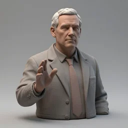 mike pence made out of polymer clay detailed sculpture trending on artstation