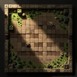 dungeon tileset, digitally drawn, game asset, roguelike, photoshop