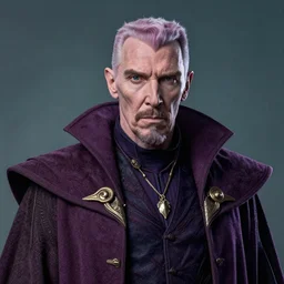 a highly detailed dormammu portrait of stephen strange, james gurney, james jean