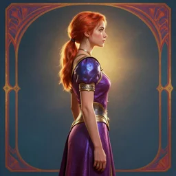 side - profile medium shot portrait, imogen poots paladin, backlit, key lighting, smooth, gaudy colors, unreal engine render, art nouveau, octane render aesthetic, gloomhaven, arcane matte painting concept art, official fanart behance hd artstation by james gilleard, jesper ejsing, lois van baarle, ilya kuvshinov