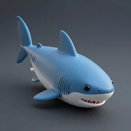 A shark-shaped mouse design, Octane Render, Redshift Render, Arnold Render.