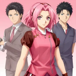 Haruno Sakura by TUREwindwalker, YiQiang and YiQiang, deviantart, gumroad, patreon, high quality, digital drawing